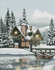 Обкладинка книги Алмазна мозаїка - Сніжна тиша ©akvamarinel_art , ,   100 zł