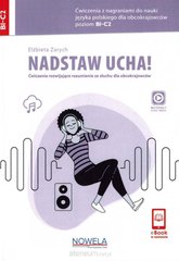 Обкладинка книги Nadstaw ucha! j. polski ćw. + audio B1-C2 Elżbieta Zarych, 9788367029186,   93 zł