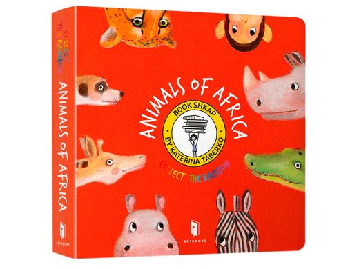 Okładka książki Animals of Africa. Collect the rainbow. Katya Taberko Katya Taberko, 978-617-7940-45-5,   15 zł