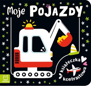 Okładka książki Książeczka kontrastowa. Moje pojazdy Agnieszka Bator, 9788382132342,   9 zł