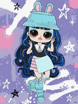 Okładka książki Картина за номерами - L.O.L. Surprise! Tweens Skate Dance Aya Cherry , ,   71 zł