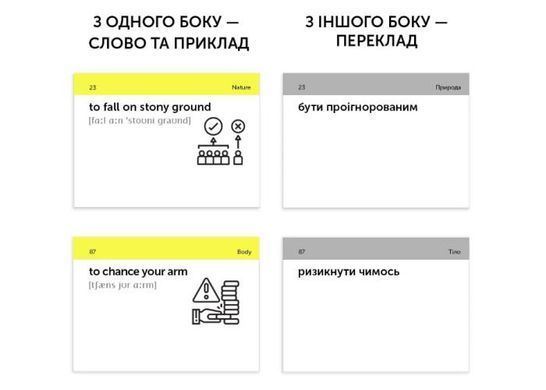Обкладинка книги Картки для вивчення англійської мови English Student Idioms B1-B2 , ,   120 zł