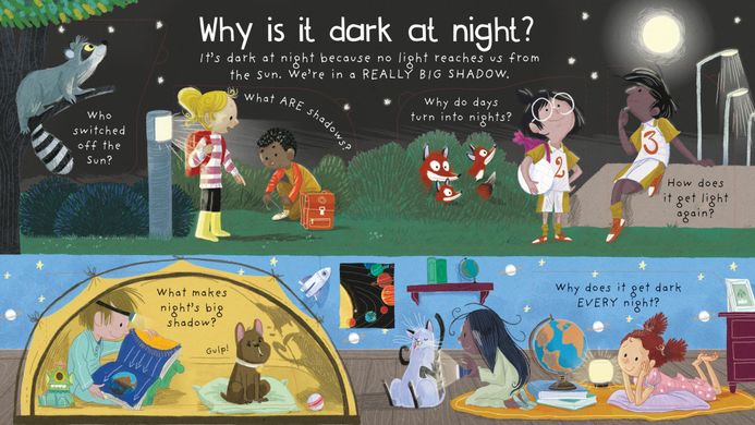 Okładka książki First Questions & Answers: Why is it dark at night? Katie Daynes, 9781803701974,   53 zł