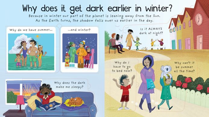 Обкладинка книги First Questions & Answers: Why is it dark at night? Katie Daynes, 9781803701974,   53 zł