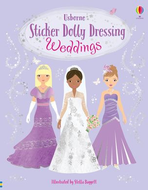 Обкладинка книги Sticker Dolly Dressing Weddings Fiona Watt, 9781474973397,   37 zł