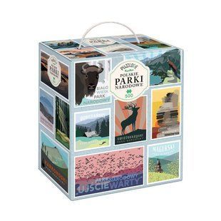 Обкладинка книги Puzzlove CzuCzu Polskie Parki narodowe 500 el. puzzle rodzinne , ,   88 zł