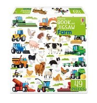 Обкладинка книги Usborne Book and Jigsaw Farm. Kate Nolan Kate Nolan, 9781803704838,   50 zł