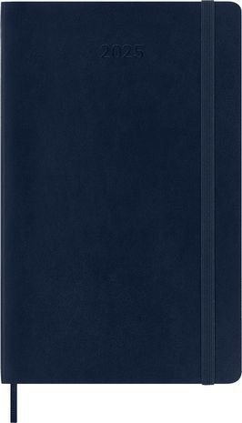 Обкладинка книги Kalendarz 2025 dzienny L TW sapphire blue Moleskine (13х21 см) , 8056999270124,   174 zł