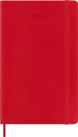 Обкладинка книги Kalendarz 2025 dzienny L TW scarlet red Moleskine (13х21 см) , 8056999270148,   174 zł