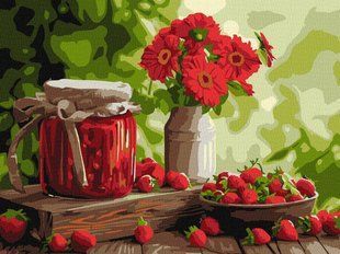 Okładka książki Картина за номерами - Полуничне варення &copy;art_selena_ua , ,   55 zł