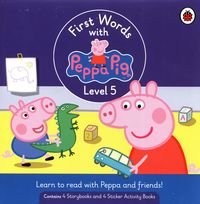 Okładka książki Level 5 First Words with Peppa Pig , 9780241511664,
