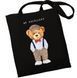 Екошопер Teddy Bear - Be Excellent чорний (ВК4057), Wysyłamy za 8 dni