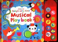 Обкладинка книги Baby's very first touchy-feely musical play book. Fiona Watt Fiona Watt, 9781409581543,