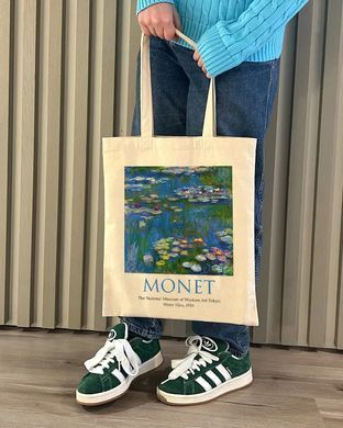 Обкладинка книги Екошопер MONET - Водяні лілії. Бежевий (ВК4063) , 2000842889809,   31 zł