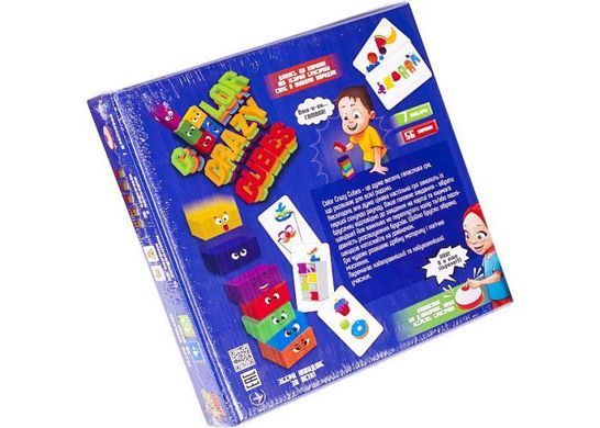 Обкладинка книги Настільна гра Color Crazy Cubes , ,   44 zł