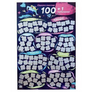 Обкладинка книги Скетч-постер 100+1 побачення , 4820245710566,   99 zł