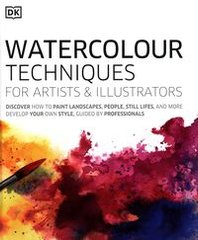 Okładka książki Watercolour Techniques for Artist & Illustrators , 9780241413319,