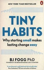 Обкладинка книги Tiny Habits. Why Starting Small Makes Lasting Change Easy. BJ Fogg BJ Fogg, 9780753553244,   58 zł