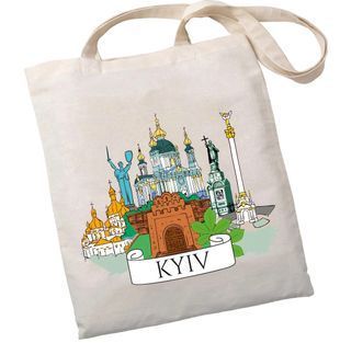 Okładka książki Екошопер BK4070 Київські пейзажі, бежевий , ,   31 zł