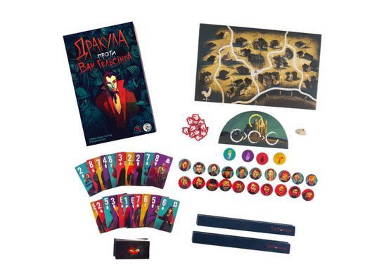 Okładka książki Настільна гра Дракула проти Ван Гельсінґа (Dracula vs Van Helsing) , ,   149 zł