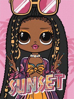 Обкладинка книги Картина за номерами - L.O.L. Surprise! O.M.G. Sunset , ,   71 zł