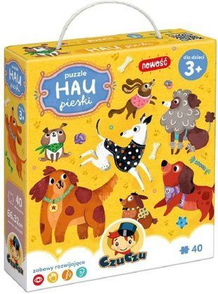 Обкладинка книги CzuCzu Puzzle Hau Pieski 3+ , ,   44 zł