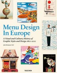 Okładka książki Menu Design in Europe. Steven Heller Steven Heller, 9783836578738,