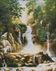 Okładka książki Алмазна мозаїка - Пейзаж із водоспадом ©ArtAlekhina , ,   87 zł
