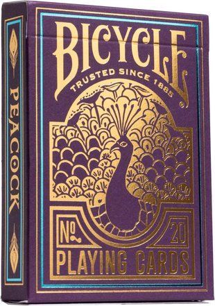 Обкладинка книги Карти гральні Павлін фіолетовий Bicycle , 073854096888,   92 zł