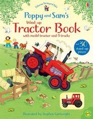 Обкладинка книги Poppy and Sam's Wind-Up Tractor Book. Heather Amery Heather Amery, 9781474962582,