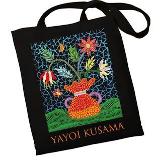 Okładka książki Екошопер BK4084 YAYOI KUSAMA Квіти, чорний , ,   39 zł